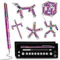TYJHAFN Magnetic Fidget Pen – Modular Metal Stress Relief Toy & Writing Stylus for Adults