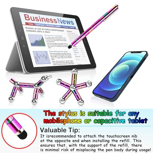 TYJHAFN Magnetic Fidget Pen – Modular Metal Stress Relief Toy & Writing Stylus for Adults