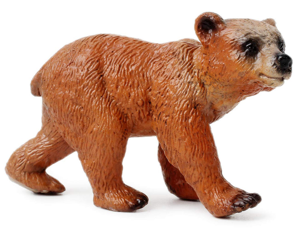 UANDME Hand-Painted Woodland Animal Figurines Set - 5 Forest Creatures for Cake Toppers, Play & Decor