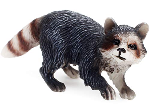 UANDME Hand-Painted Woodland Animal Figurines Set - 5 Forest Creatures for Cake Toppers, Play & Decor