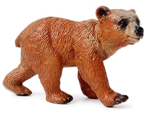 UANDME Hand-Painted Woodland Animal Figurines Set - 5 Forest Creatures for Cake Toppers, Play & Decor