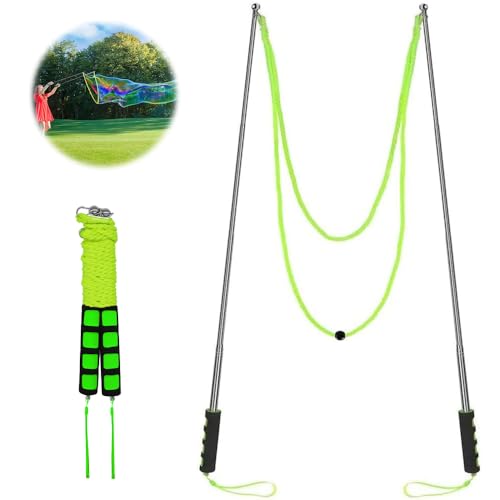 Ubitree Giant Bubble Wand – Stainless Steel Telescopic Bubble Blower with Storage Bag for Outdoor Fun