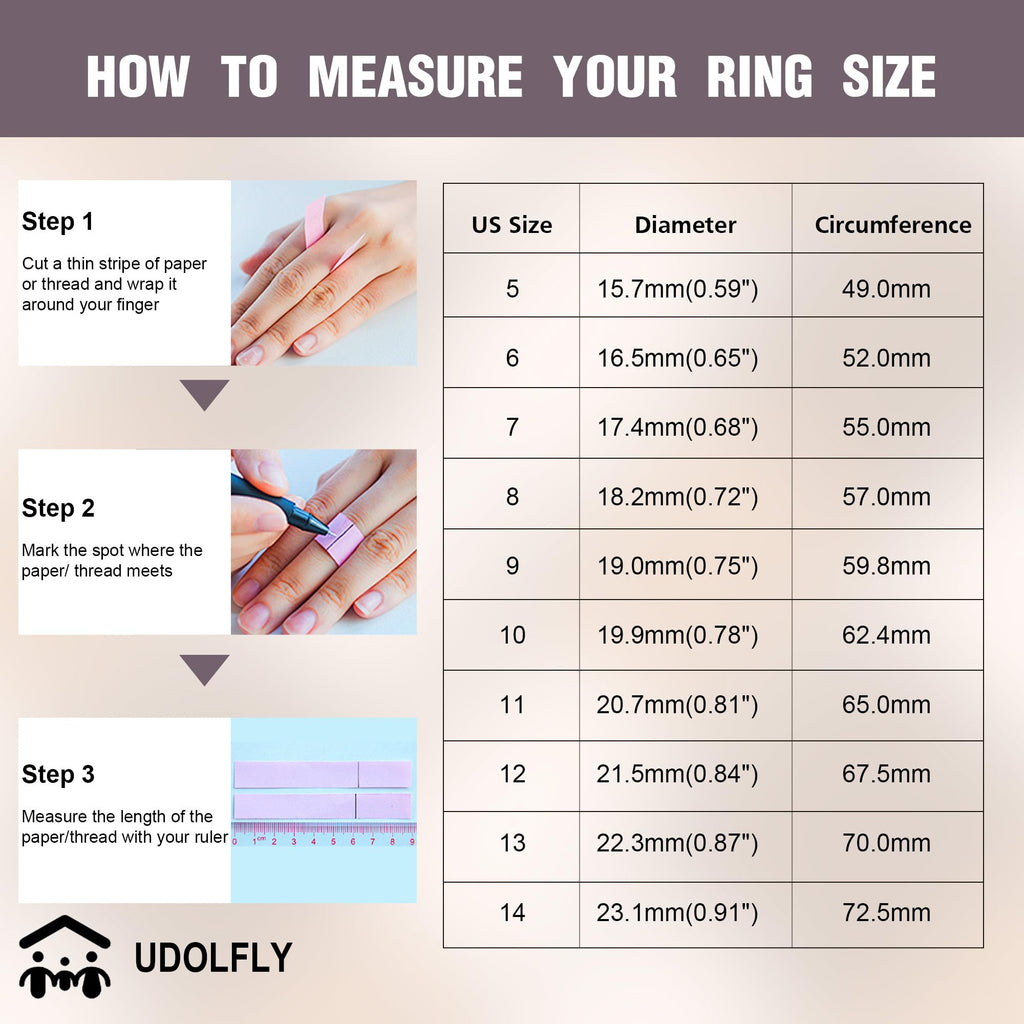 Udolfly Men's Fidget Ring – Anxiety Spinner Ring with Spinning Chain in Titanium Stainless Steel, Size 11, 8mm Wide