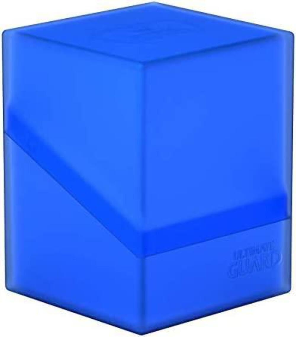 Ultimate Guard Boulder 100+ Classic Deck Case in Sapphire – Secure Storage for 100 Double-Sleeved TCG Cards