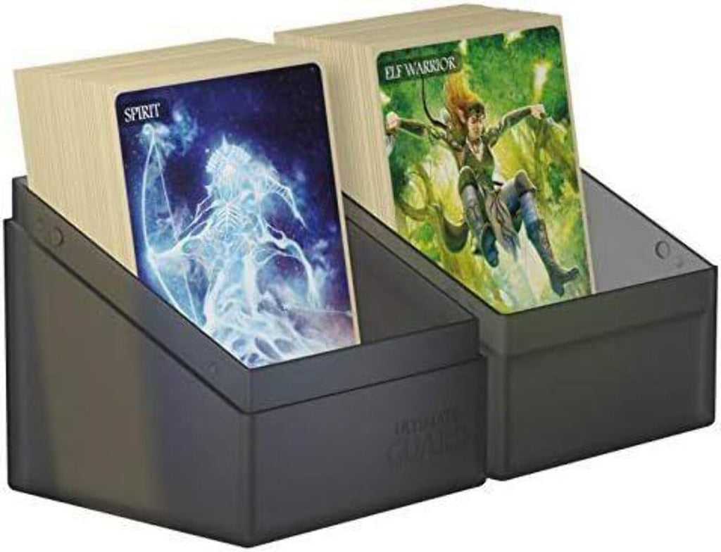 Ultimate Guard Boulder 100+ Classic Deck Case in Sapphire – Secure Storage for 100 Double-Sleeved TCG Cards