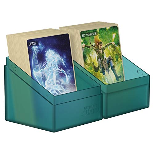 Ultimate Guard Boulder 100+ Classic Deck Case – Malachite – Holds 100 Double-Sleeved TCG Cards – Secure, Durable, Soft-Touch Finish