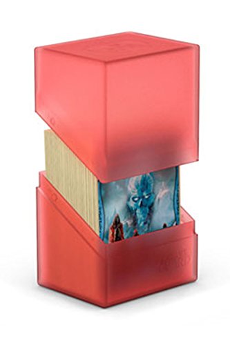Ultimate Guard Boulder 80+ Classic Deck Case for 80 Double-Sleeved Cards - Ruby