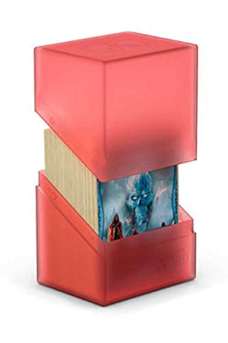 Ultimate Guard Boulder 80+ Classic Deck Case for 80 Double-Sleeved Cards - Ruby