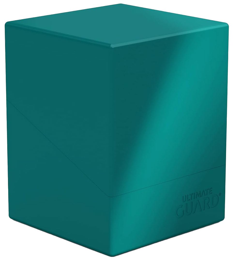 Ultimate Guard Boulder Solid 100+ Deck Case – Petrol – Holds 100 Double-Sleeved TCG Cards