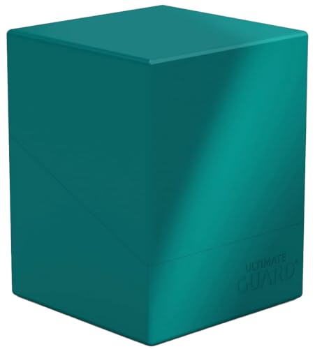 Ultimate Guard Boulder Solid 100+ Deck Case – Petrol – Holds 100 Double-Sleeved TCG Cards