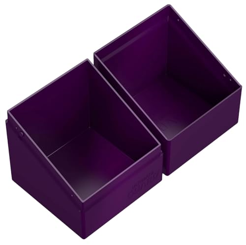 Ultimate Guard Boulder Solid 100+ Deck Case – Purple, Holds 100 Double-Sleeved or 120 Single-Sleeved Cards