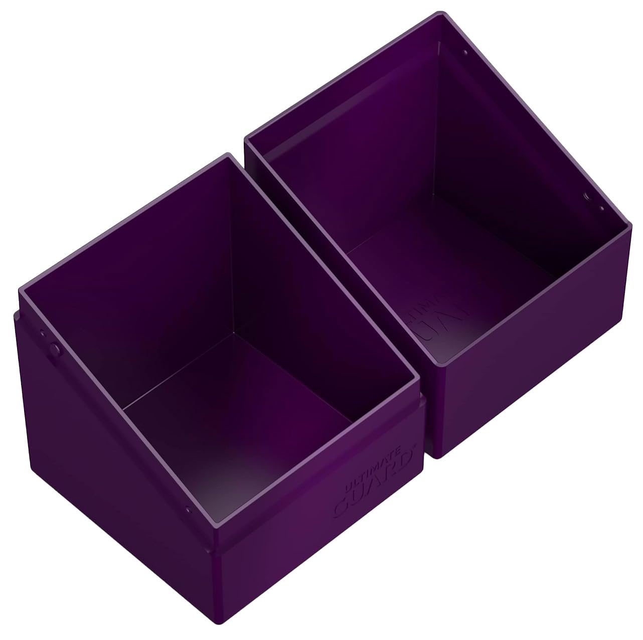 Ultimate Guard Boulder Solid 100+ Deck Case – Purple, Holds 100 Double-Sleeved or 120 Single-Sleeved Cards