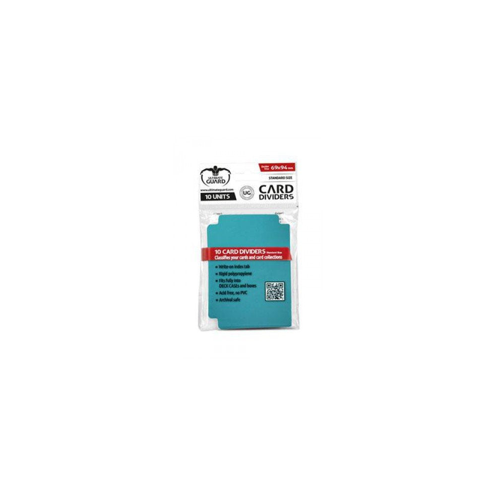 Ultimate Guard Divider Protective Card Sleeves - 10 Pack, Light Petrol