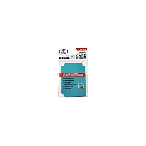 Ultimate Guard Divider Protective Card Sleeves - 10 Pack, Light Petrol