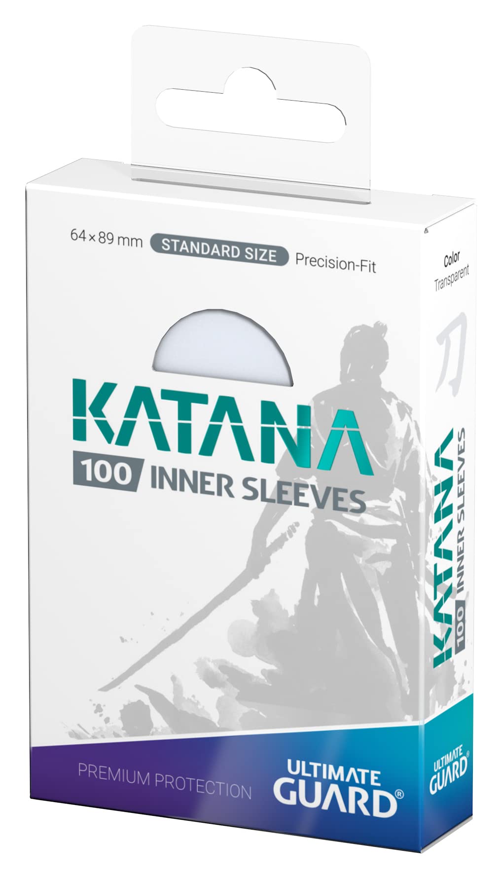 Ultimate Guard Katana Inner Card Sleeves – 100 Clear Standard Size TCG Sleeves, 64x89mm, Acid-Free, No PVC