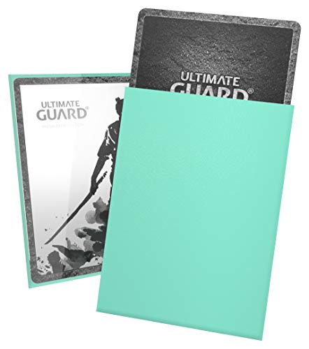 Ultimate Guard Katana Standard Card Sleeves (100 Pack) – Turquoise Opaque, Acid-Free, No PVC