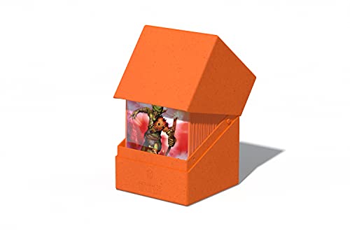 Ultimate Guard RTE Boulder 100+ Deck Case – Orange – Holds 100+ Double-Sleeved Cards, 97% Renewable, Made in Germany
