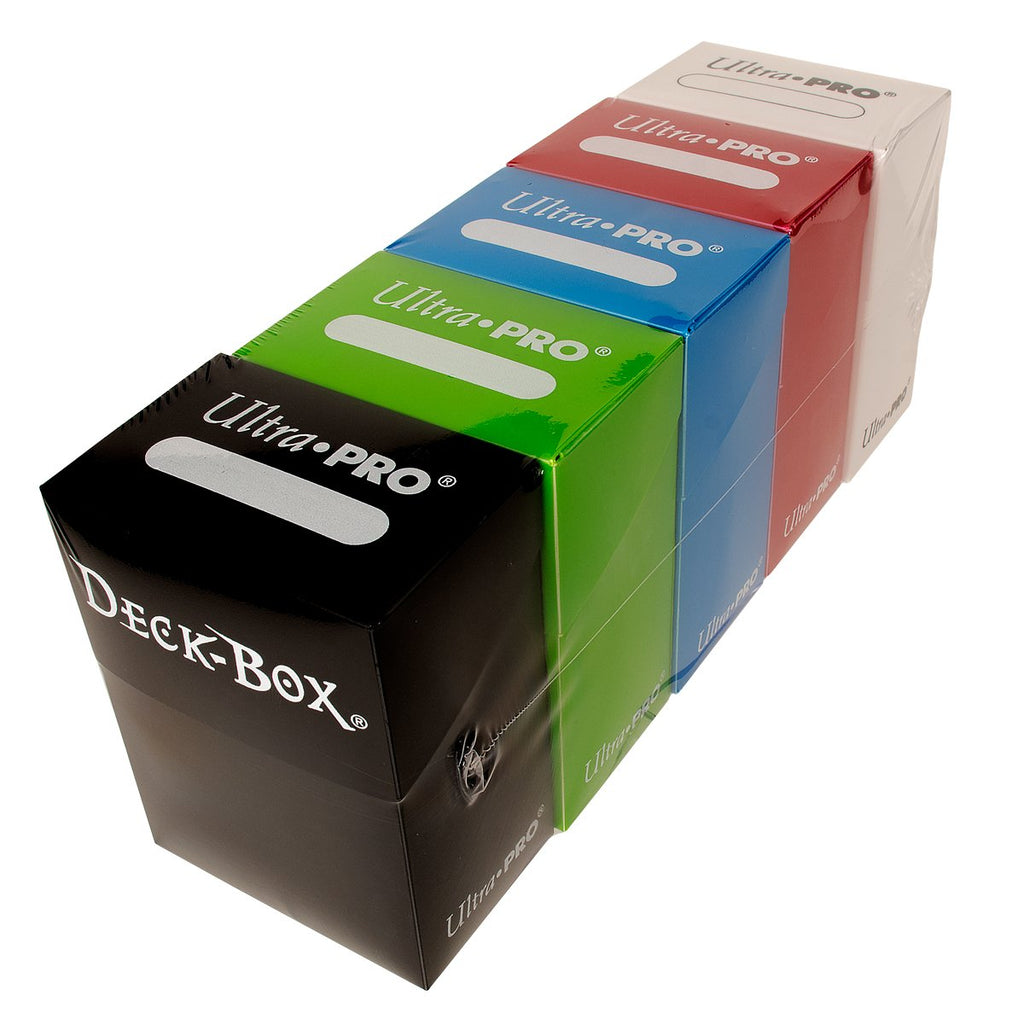 Ultra Pro 5-Pack Deck Box Set – Polypropylene Card Storage for 80 Sleeved Cards Each