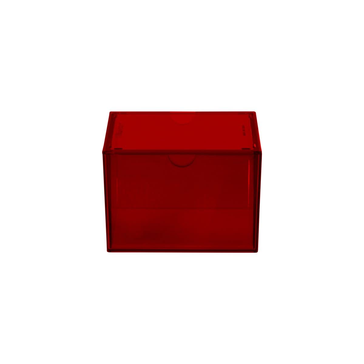 Ultra Pro Eclipse 2-Piece Deck Box Apple Red - Holds 100+ Double-Sleeved Cards for MTG, Pokemon, Sports Cards