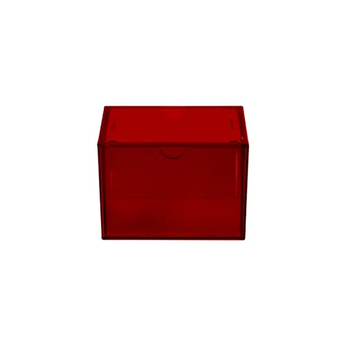 Ultra Pro Eclipse 2-Piece Deck Box Apple Red - Holds 100+ Double-Sleeved Cards for MTG, Pokemon, Sports Cards