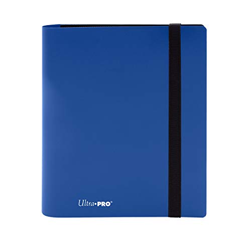 Ultra Pro Eclipse 4 Pocket Pro Binder - Pacific Blue – Archival-Safe Card Storage for 160 Cards