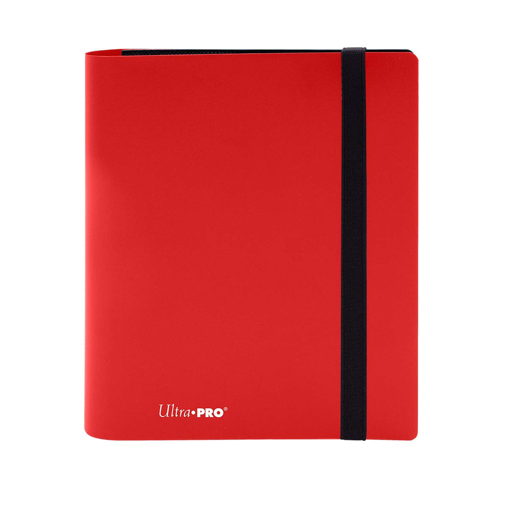 Ultra Pro Eclipse PRO-Binder 4-Pocket Card Album - Apple Red, Holds 160 Cards