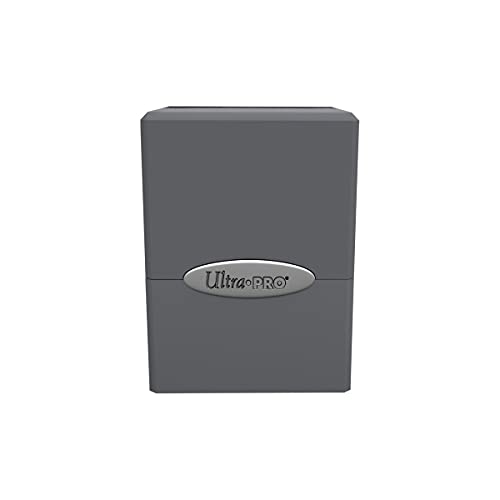 Ultra Pro Satin Cube Deck Box - Smoke Grey (15595): Secure Storage for 100+ Cards