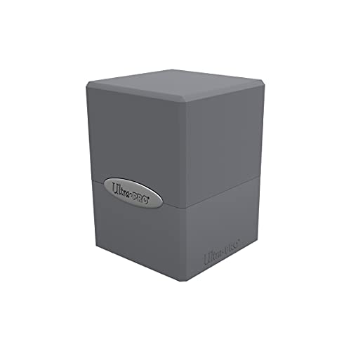 Ultra Pro Satin Cube Deck Box - Smoke Grey (15595): Secure Storage for 100+ Cards