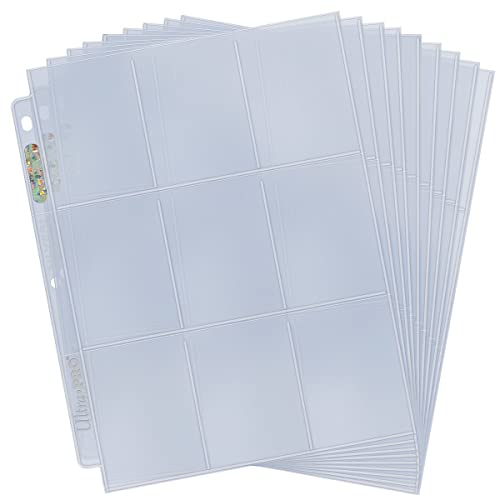 Ultra Pro Silver Series 9-Pocket Page Protectors - Archival, Acid-Free, 50 Pack