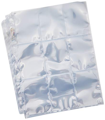 Ultra Pro Silver Series 9-Pocket Page Protectors - Archival, Acid-Free, 50 Pack