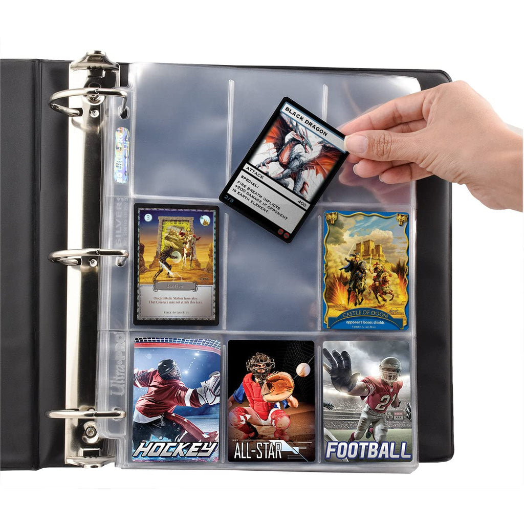 Ultra Pro Silver Series 9-Pocket Page Protectors - Archival, Acid-Free, 50 Pack