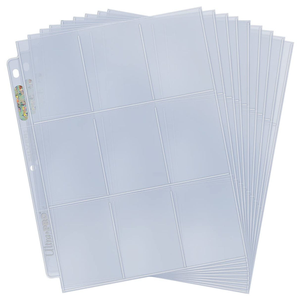 Ultra Pro Silver Series 9-Pocket Page Protectors - Archival, Acid-Free, 50 Pack