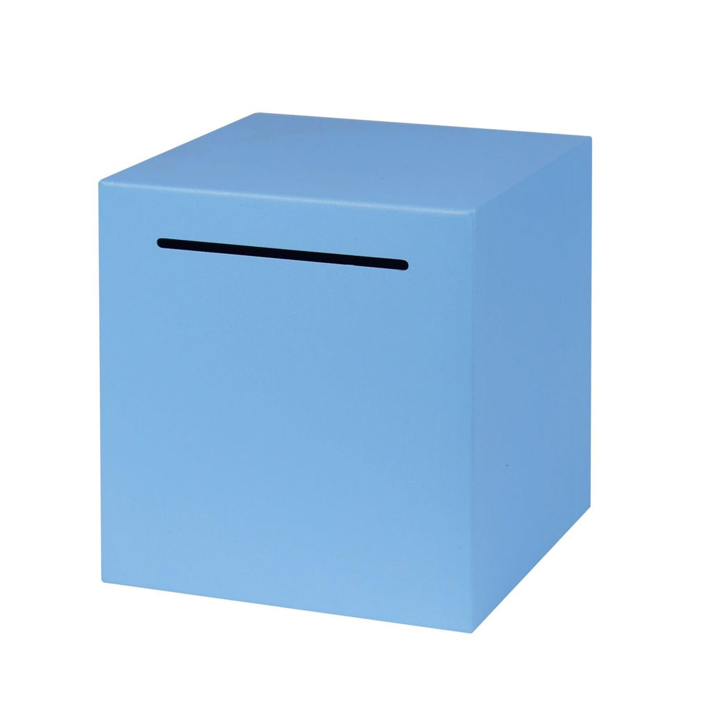 Unbreakable Stainless Steel Piggy Bank for Cash and Coins – 4.72 Inch Blue (Must Break to Open)
