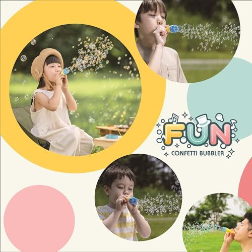 Uncle Bubble Mini Bubble Blower: Thousands of Bubbles with One Breath – Safe, Non-Toxic, Easy for Toddlers Ages 3+