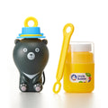 Uncle Bubble Tiny Bear Bubble Blower Set – Portable Bubble Toy for Toddlers with Solution and Safety Necklace