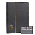 Uncle Paul Stamp Album 160 Pockets – Leatherette Padded Cover with 30x197mm Sleeves for Postage Stamps and Paper Money Collection