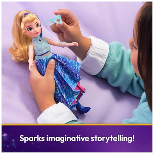 Unicorn Academy Isabel Masquerade Ball Doll with 11 Accessories, 9.5” Posable Doll for Girls Ages 4+