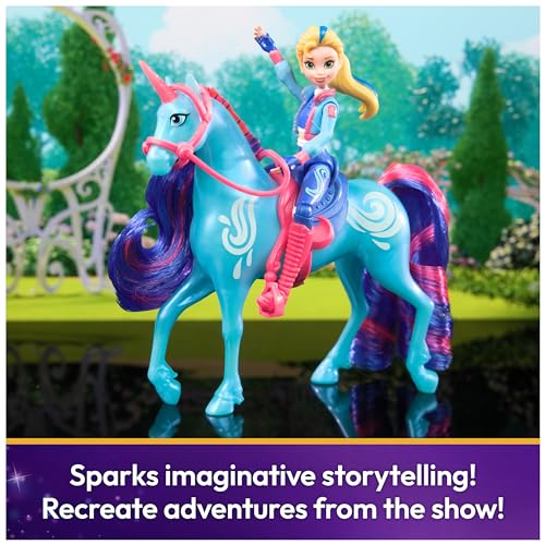 Unicorn Academy Isabel & River Doll and Unicorn Set – Posable Toys with Accessories for Girls Ages 4+