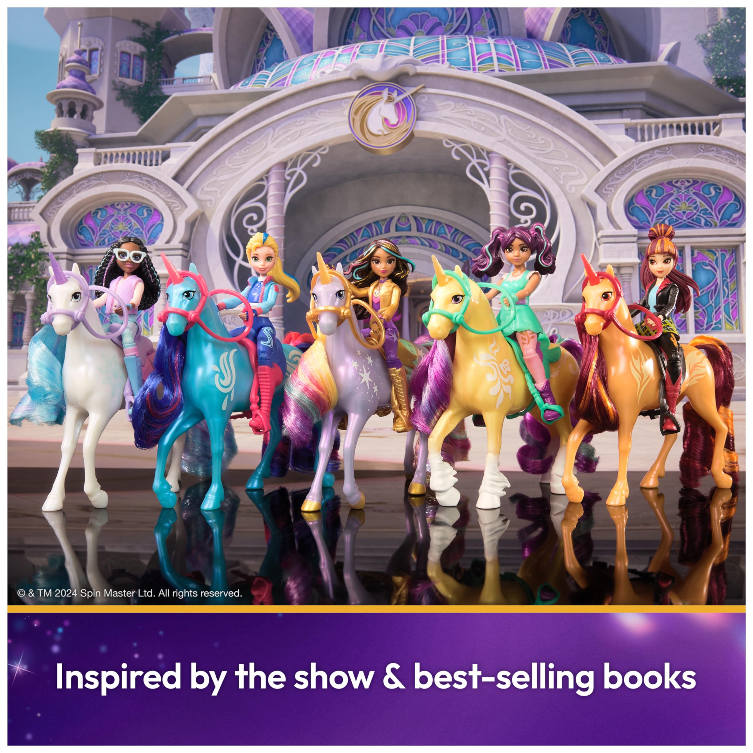 Unicorn Academy Isabel & River Doll and Unicorn Set – Posable Toys with Accessories for Girls Ages 4+