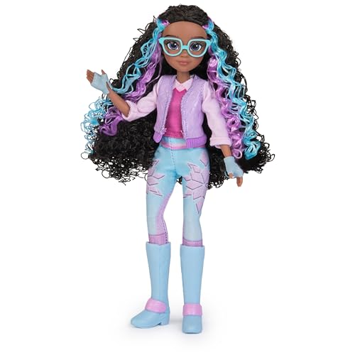 Unicorn Academy Layla Doll with 5 Accessories and Hair Styling Tool, 9.5-Inch Articulated Fashion Doll for Girls Ages 4+