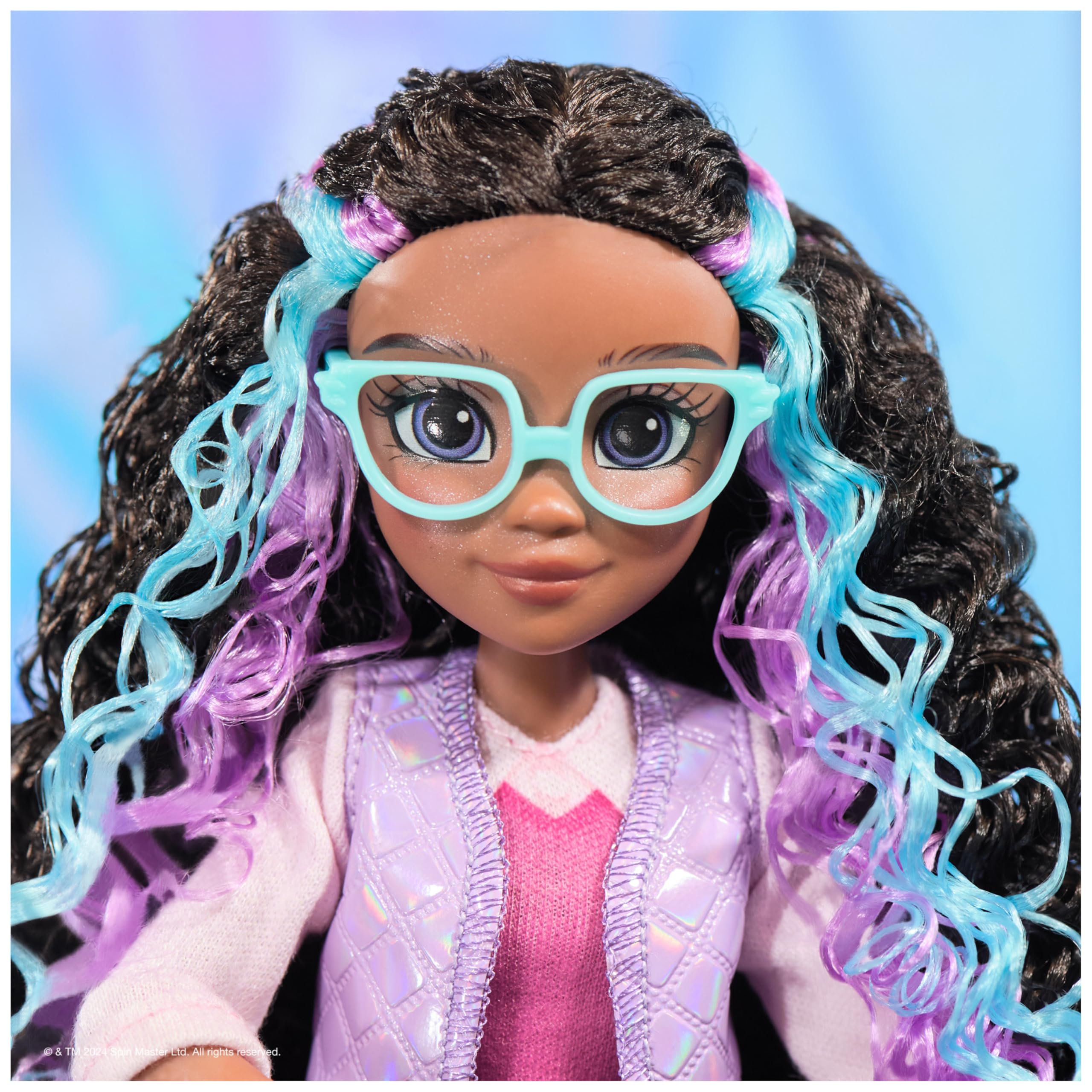 Unicorn Academy Layla Doll with 5 Accessories and Hair Styling Tool, 9.5-Inch Articulated Fashion Doll for Girls Ages 4+