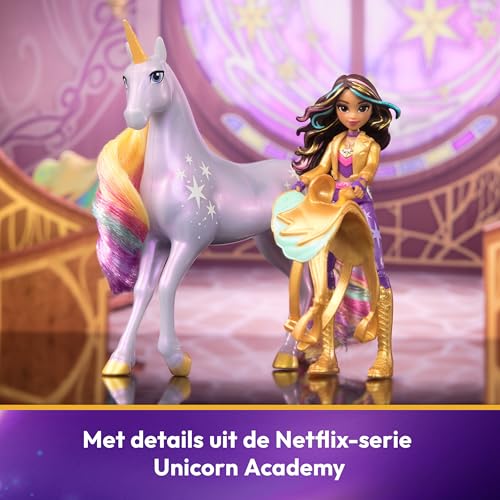 Unicorn Academy Sophia & Wildstar Doll and Unicorn Set with Accessories, for Ages 4+
