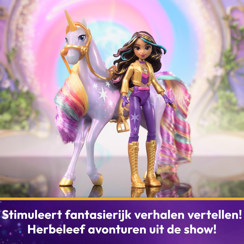 Unicorn Academy Sophia & Wildstar Doll and Unicorn Set with Accessories, for Ages 4+