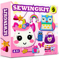 Unicorn Sewing Kit for Kids - 9 Easy DIY Projects for Beginners Ages 5+ - Pre-cut Felt Crafts with Instructions