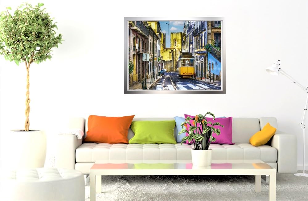 Universal Castle 1000-Piece Lisbon Panorama Jigsaw Puzzle – 27x20 Inch Challenge