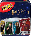 UNO Harry Potter Card Game in Storage Tin – 112 Cards, 2-10 Players, Ages 7+