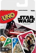 UNO Star Wars Card Game – 112 Cards with The Force Wild Card, Matching Game for Ages 7+