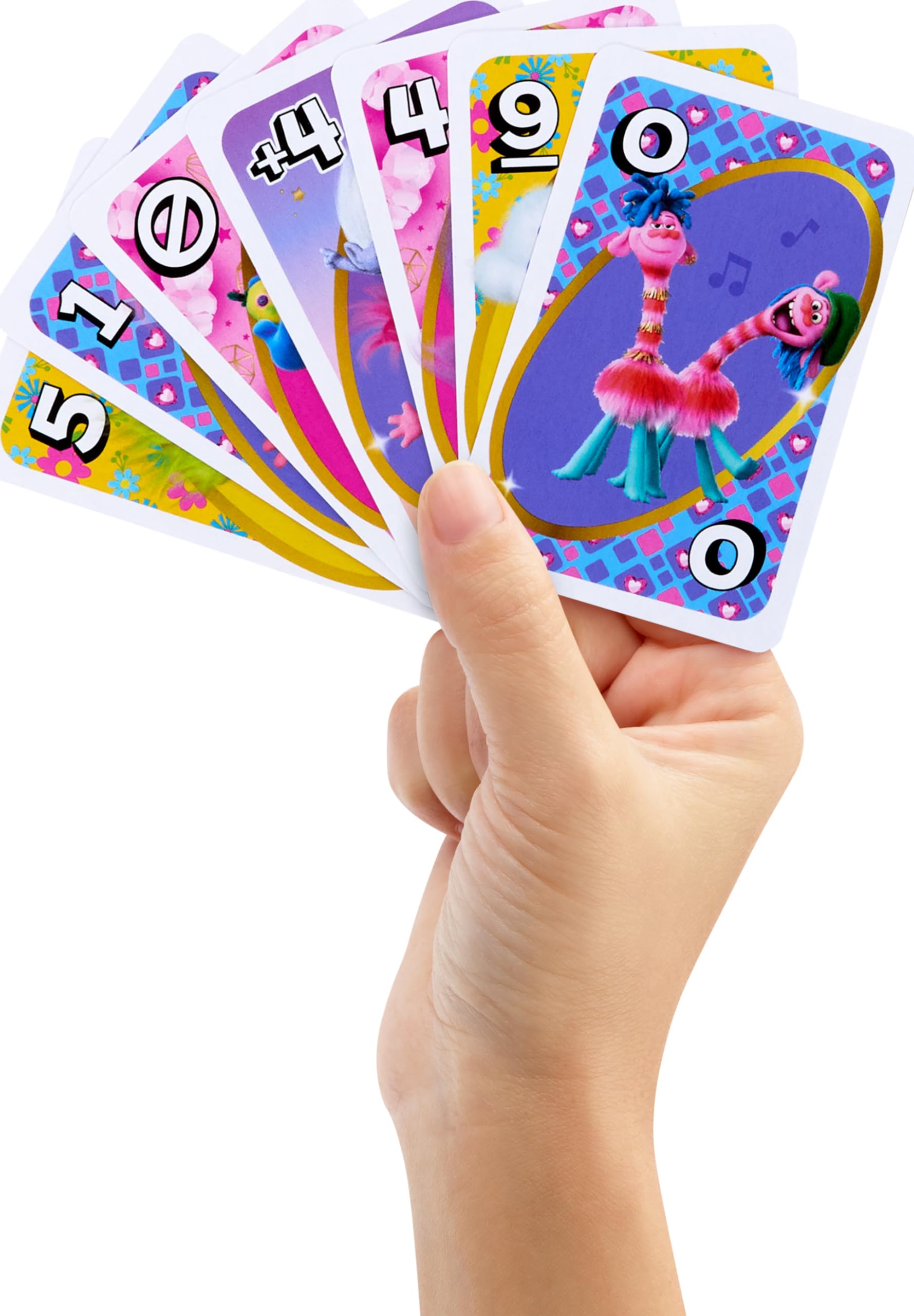 UNO Trolls 3: Band Together Edition – Family Card Game with Movie Graphics and Special Rule