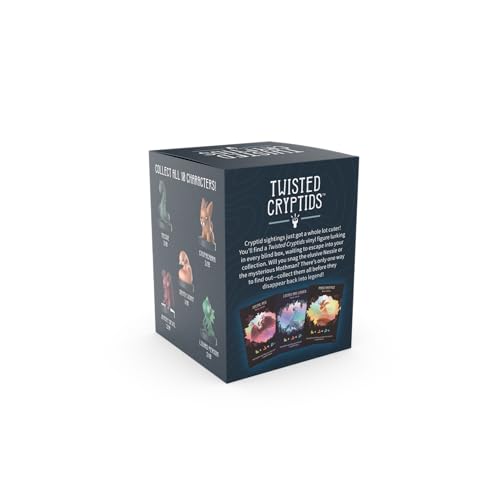 Unstable Games Twisted Cryptids Vinyl Mini Figure Blind Box – 10 Mythical Characters + Foil Promo Card