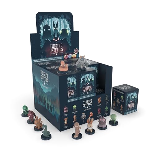 Unstable Games Twisted Cryptids Vinyl Mini Figure Blind Box – 10 Mythical Characters + Foil Promo Card